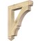 Ekena Millwork Balboa Arts & Crafts Rough Sawn Bracket, Douglas Fir, 4"W x 26"D x 30"H BKT04X26X30BOA03RDF - alternate 1
